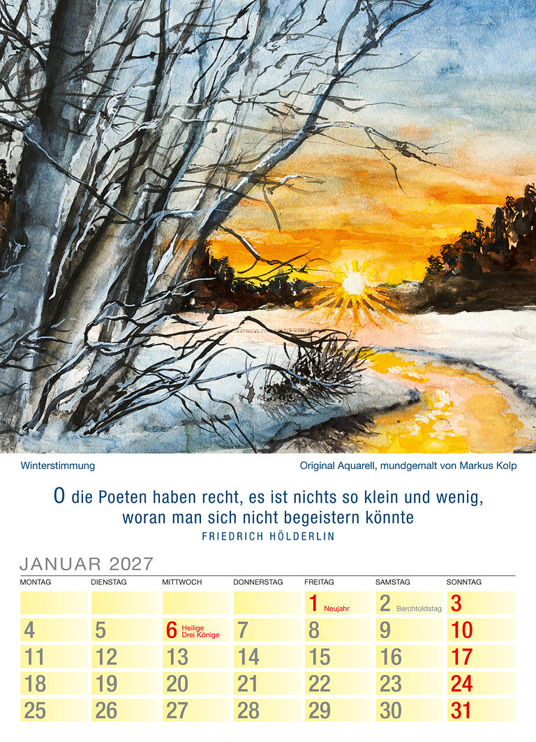 Calendrier 2027