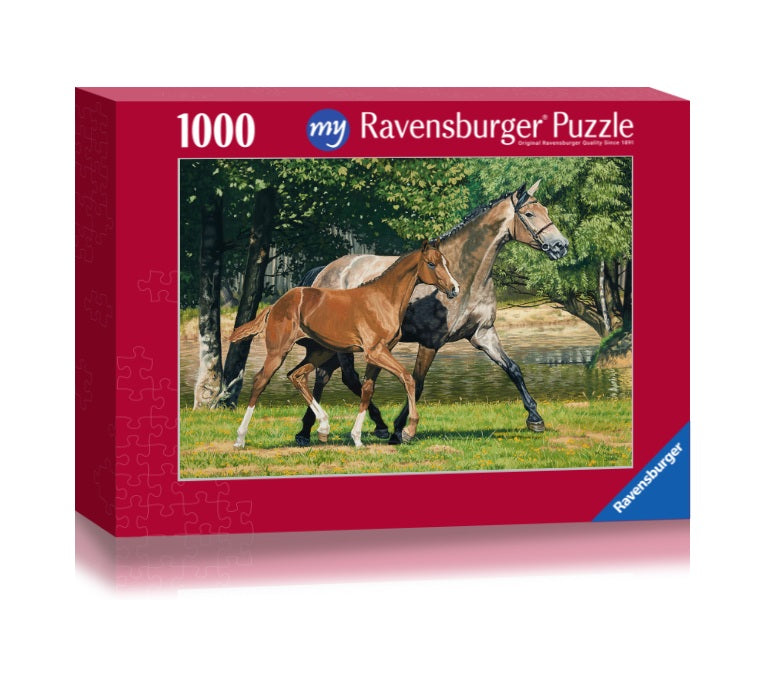 Puzzle «Pferde»